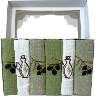 TiaHome Olive 40x60cm 6ks