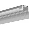 Klus A00600N_2 Zapustený hlinkový profil KOZUS-CR (2000x48x39mm), strieborná
