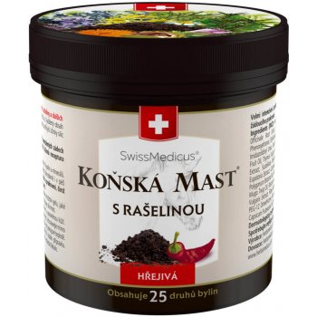 Herbamedicus konská masť hrejivá s rašelinou 250 ml