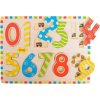 Bigjigs vkládací puzzle Počítání s obrázky