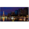 Foto obraz akrylové sklo Nočné Paríž 100x50 cm