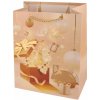 Darčeková taška s potlačou 17x23 cm - vianočné