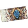 Dámska vzorovaná lakovaná peňaženka Patrizia, RFID 19,7 × 10 cm