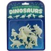 Svetelní dinosaury lepiaca dekorácia