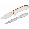 CIVIVI C23049 Elementum II vreckový nôž 7,5 cm, Satin, krémová, G10, pero StellarQuill