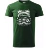 Indian Motorycle Club - Tričko extra veľké (5-8XL) - 5XL ( Fľaškovozelená )