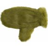 Splus Relaxačné masážne rukavice z králičej kožušiny MAR55 zelená