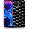 Picasee silikónový čierny obal pre Realme 8 Pro - Separ - White On Black