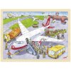 Goki Drevené puzzle Letisko, 96 dielikov