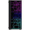 Gembird Computer Fornax 2500 ARGB/ Midi Tower/ Transpar./ Čierna CCC-FC-2500