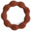 Malý Ježko silikon hryzadlo Morská Vlna chocolate