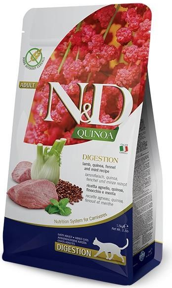 FARMINA N&D CAT QUINOA DIGESTION LAMB & FENNEL 5 kg