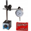 MAR-POL M57661 Odchýlkomer s magnetickým stojanom 0-10mm + hroty