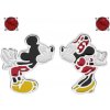Disney strieborná sada náušníc Mickey and Minnie Mouse SS00004SRRL.CS