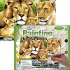 Maľovanie podľa čísiel formát A3 - Pýcha levov (Sada na maľovanie podľa čísiel Royal & Langnickel formát A3)