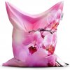 Sablio Sedací vak Kvety orchidey - 150x100 cm
