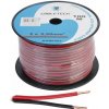CABLETECH dvojlinka 2 x 2,5mm², čierno-červená, 100m