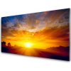 Obraz plexi Slnko nebo krajina 100x50 cm