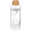 QUOKKA STORM Sklenená fľaša so silikónovým povrchom MARBLE 700ml
