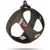 CURLI Postroj pre psov so sponou Air-Mesh Brown, 3XS, 1,5-3 kg