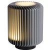 Lucide TURBIN Table lamp LED 5W H13.7 Ă?10.6 Dark Grey 26500/05/36