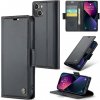 Púzdro na iPhone 15 CASEME Smooth čierne