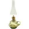 Floriánova huť Petrolejová lampa ANNA 34 cm lesná zelená káro FL0069 + záruka 3 roky zadarmo + záruka 3 roky zadarmo