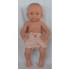Realistické miminko - holčička - Minipikolina ve vyšívaných kalhotkách od firmy Paola Reina ze Španělska (Minipikolina recien nacida 32 cm)