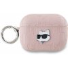 Karl Lagerfeld PU Embossed Choupette Head Puzdro na AirPods Pro 2 KLAP2PGCHPP