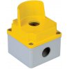 Skriňa pre hlavice a signálky, hliníková 80x80x73mm, 1 otvor, IP67, s golierom