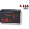 CSB Náhradni baterie 12V - 7,2Ah GP1272 F2 - kompatibilní s RBC2/5/8/9/12/22/23/25/27/31/32/33/40/48/51/53/54/59/109/110