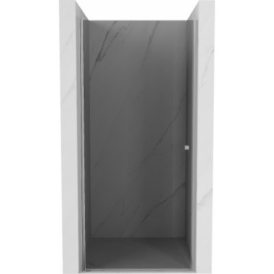 Mexen Pretoria, 1-krídlové sprchové dvere do otvoru 100 cm, 6 mm šedé sklo, chrómový profil, 852-100-000-01-40