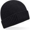 Beechfield čepice B 438N Organic Patch COT53438N00299-black Černá