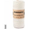 Manumi Macramé priadza stáčaná 3mm natural - 1 ks
