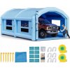 VEVOR Nafukovacia lakovacia kabína s okrúhlou strechou 10x6x4M 950/1100W