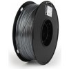 GEMBIRD Tlačová struna (filament) PLA PLUS, 1,75 mm, 1 kg, strieborná