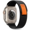 Tech-Protect Nylon Stripe remienok na Apple Watch 44/45/46/49mm, black orange