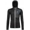 Ortovox FLEECE HOODY W black raven XL; Černá bunda