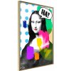 Artgeist Plagát - Mona Lisa Pop-art [Poster] Veľkosť: 30x45, Verzia: Zlatý rám