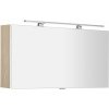 Sapho CLOE galérka s LED osvetlením, 100x50x18cm, brest Bardini CE100-0013