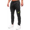 Čierne pánske cargo jogger nohavice Bolf HW2173