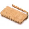 Veľká dámska korková peňaženka - Natural