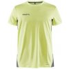 Craft tričká s krátkym rukávom Pro Control Impact žltá
