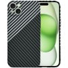 Techsuit Carbonite FiberShell kryt na iPhone 15 Plus – Stealth sivý