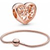 PANDORA set náramok a korálka Strom rodiny 580728+788826C01