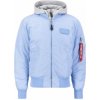 Alpha Industries zimná bunda MA-1 D-Tec light blue Veľkosť: M, Farba: modrá