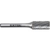 Karbidová fréza EXTOL INDUSTRIAL valcová s čelným ozubením o 12x25 mm - stopka 6 mm (stredný sek)