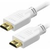 Video kábel AlzaPower Core HDMI 1.4 High Speed 4K 20m biely (APW-CBHD14S200W)