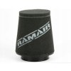 Univerzálny kužeľovitý vzduchový filter Ramair s priemerom 80 mm, asymetrický vstup