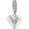 Strieborný prívesok S925 Otváracie Srdce
